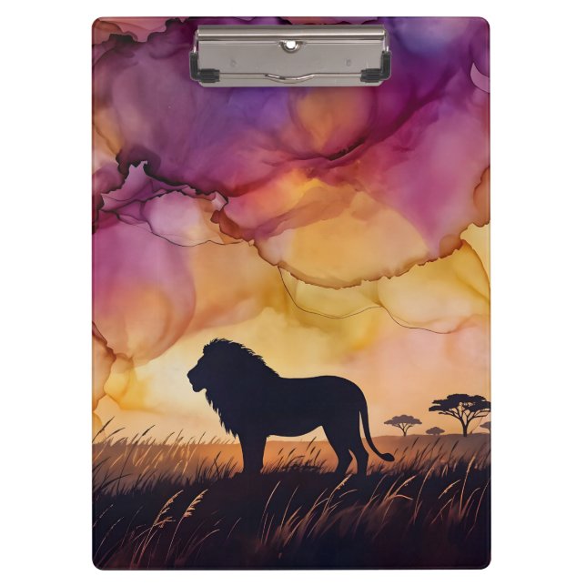 Pranchetas Pôr do sol na Savana (Frente)