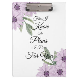 Pranchetas "Porque Eu Sei Os Planos Que Tenho Para Você"