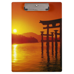 Pranchetas Portão O-Torii, santuário Itsukushima, Miyajima,