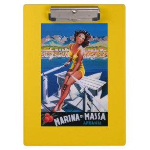 Pranchetas Poster de viagens do porto de Massa