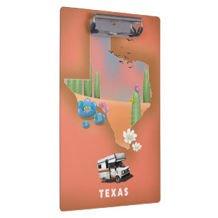 Pranchetas Poster de viagens do Texas