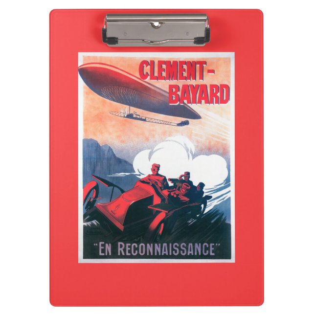 Pranchetas Poster do promocional do dirigível de Adjudant (Frente)