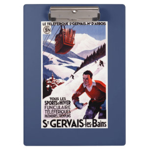 Pranchetas Poster Railway do Promo do teleférico do SNCF
