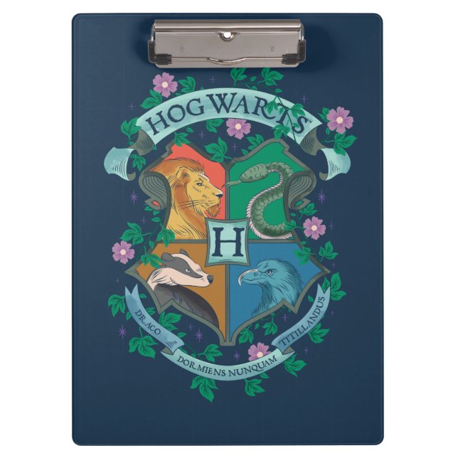 Pranchetas Prender Floral HOGWARTS™ (Frente)
