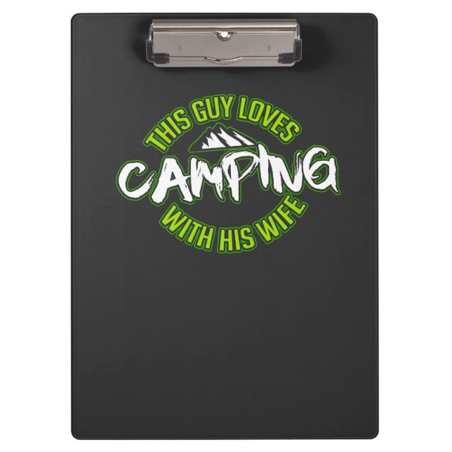 Pranchetas Presente de Camping Camper (Frente)
