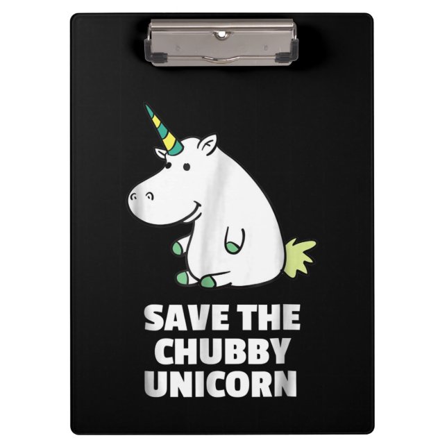 Pranchetas Presente do Hippo Lover| Chubby Unicorn Hippo| Cut (Frente)
