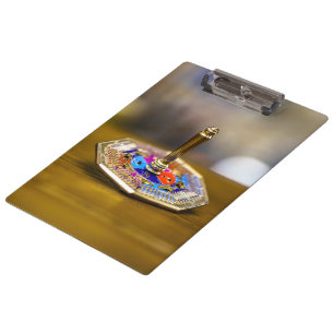 Pranchetas Presente SlipperyJoe Hanukkah dreidel base octogon