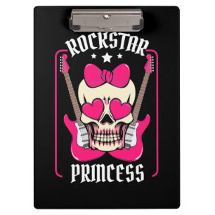 Pranchetas Presente Xmas   Rockstar Princess Skull