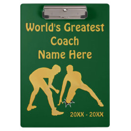 Pranchetas Presentes do treinador da luta com seus CORES e