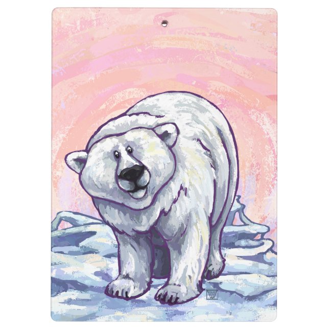 Pranchetas Presentes e acessórios do Urso Polar (Verso)
