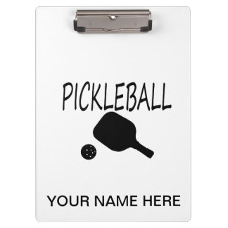 Pranchetas preto da pá e da bola de w do pickleball
