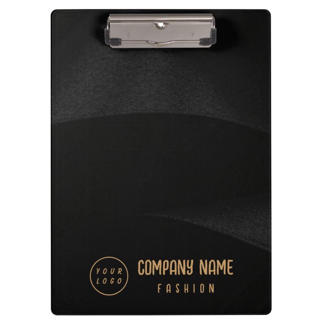 Pranchetas Preto e ouro elegante (Frente)