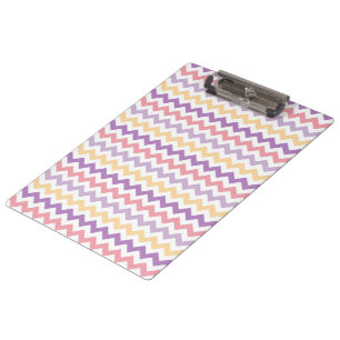 Pranchetas Primavera Chevron e bolinhas multi