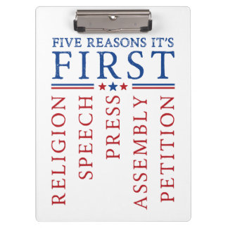 Pranchetas Primeira Emenda Liberdade de Expressão Manifestaçã