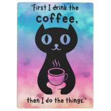 Primeiro bebo café, depois faço esta coisa