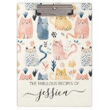 Produto de nome de script para gatos com aquarela 