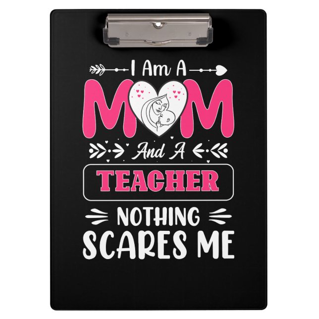 Pranchetas Professora Engraçada Mãe, Professora Mãe Engraçada (Frente)