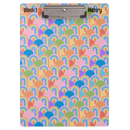 Pranchetas Professores do Rainbow Clamshell