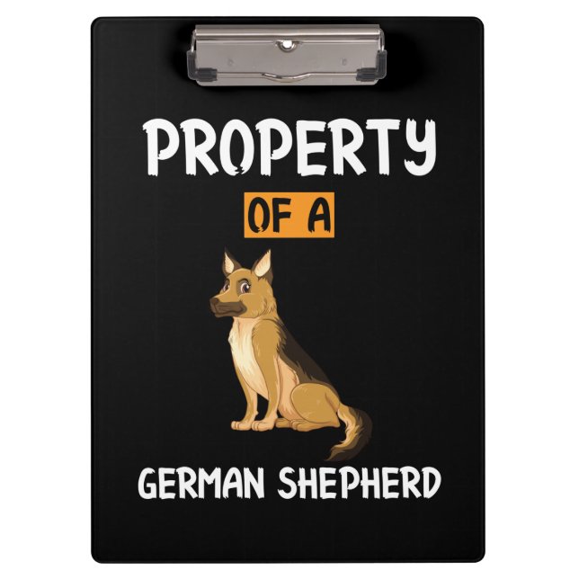 Pranchetas Propriedade De Arte Do Apekeeper De Um German shep (Frente)