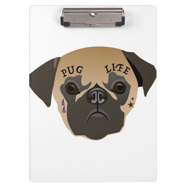 Pranchetas Pug Lovers | Vida útil cúbica (Frente)