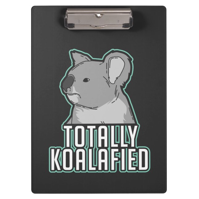 Pranchetas Pun - Totalmente Koalafied (Frente)