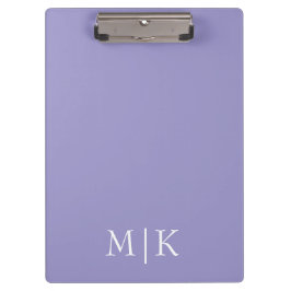 Pranchetas Purple and White | Modern Monogram