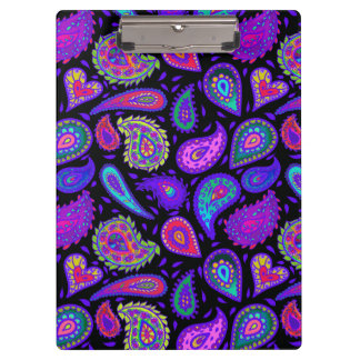 Pranchetas Purple Paisley perfeitamente Bonito