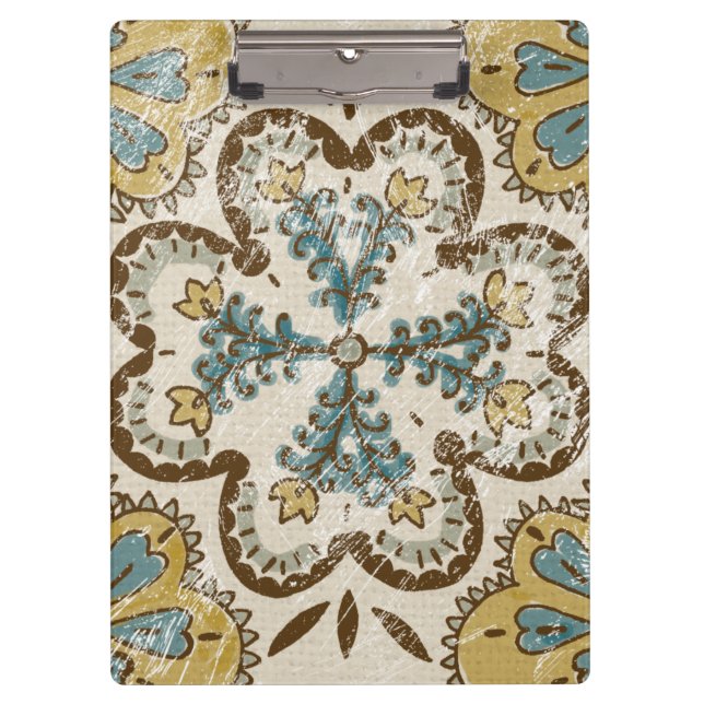 Pranchetas Quadrado de Batik Não Embelezado II (Frente)