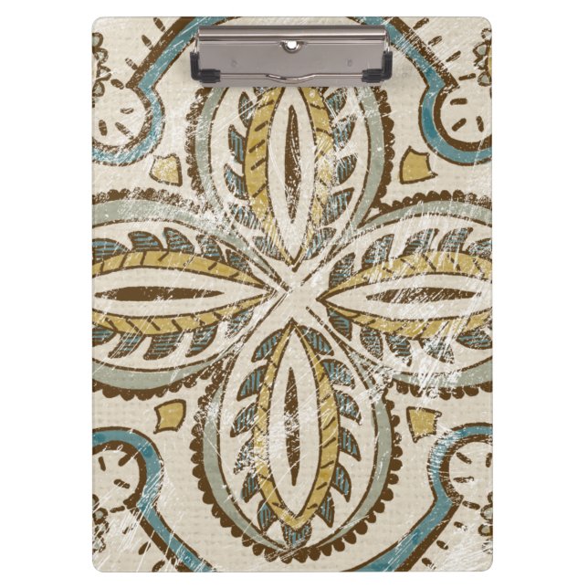 Pranchetas Quadrado de Batik não embelezado III (Frente)