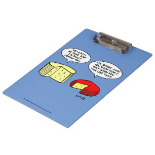 Pranchetas Quadro de animação de queijo engraçado