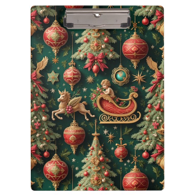 Pranchetas Quadro de Clipboard Barroco Elegante (Frente)