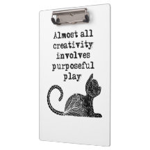 Quase toda criatividade envolve uma brincadeira pr