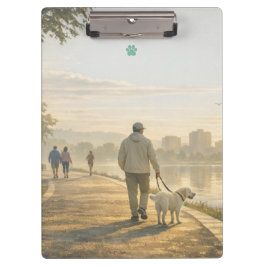 Pranchetas Quiet Morning Walk – Veterinary Clinic Clipboard