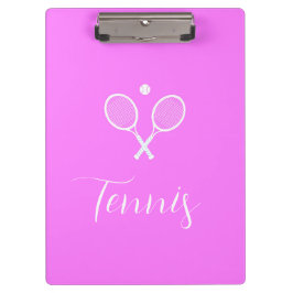 Pranchetas Rackets de tênis e Ball Deep Pink