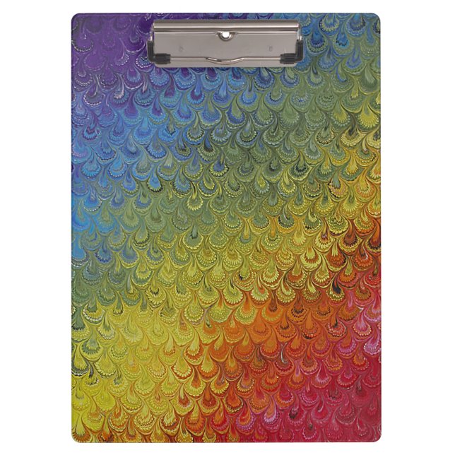 Pranchetas Rainbow Peacock Marble (Frente)
