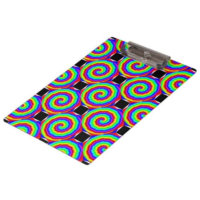 Pranchetas Rainbow Spiral por Kenneth Yoncich (Inclinado)