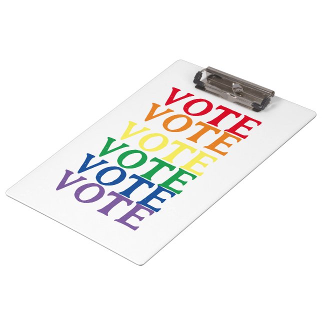 Pranchetas "Rainbow Vote" (Inclinado)