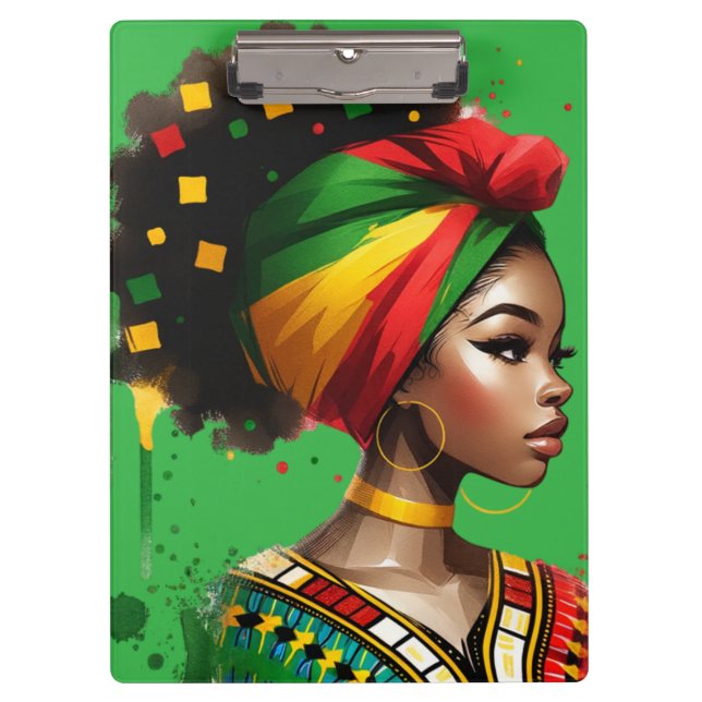 Pranchetas Rainha negra melanina irmã magia da pele marrom (Frente)