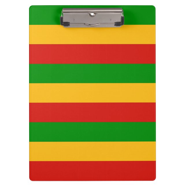 Pranchetas RASTAFARI FLAG COLORS + suas ideias (Frente)