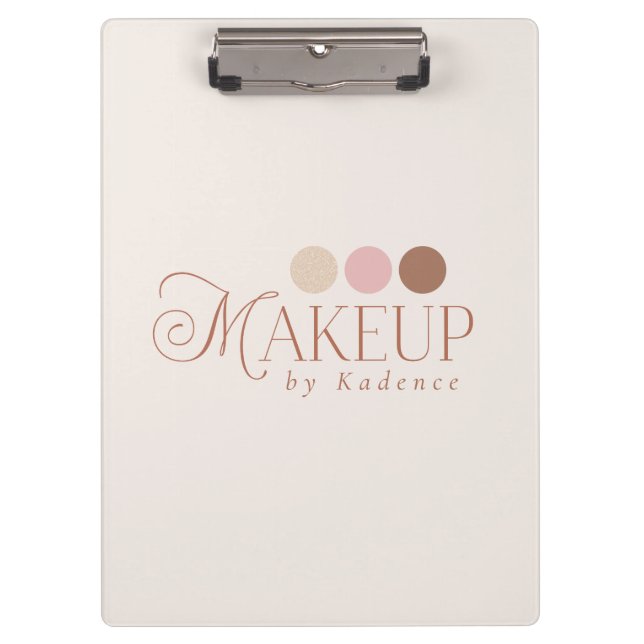 Pranchetas Readymade Logo Branded Makeup Artist (Frente)