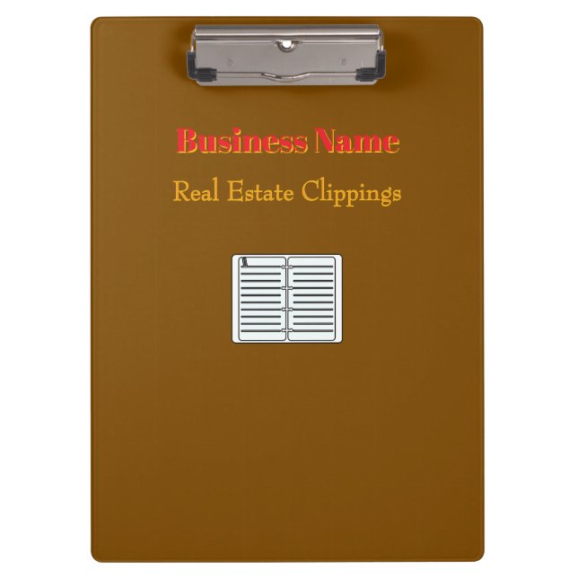 Pranchetas Real Estate Brown (Frente)