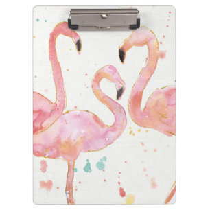 Pranchetas Recolhimento tropical de dos flamingos