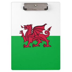 Pranchetas Red Dragon Celtic Flag & Welsh