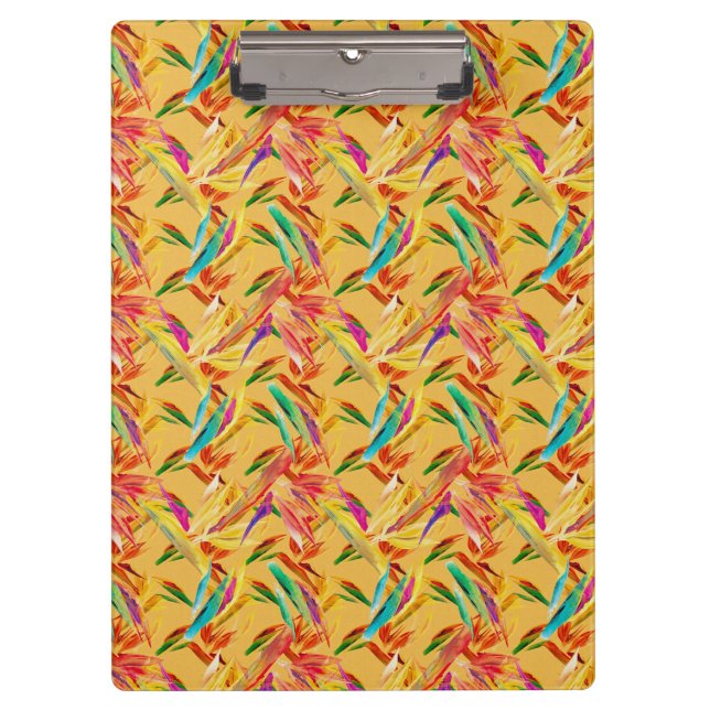 Pranchetas Red Green Blue Purple Abstrato Floral Art Deco (Frente)