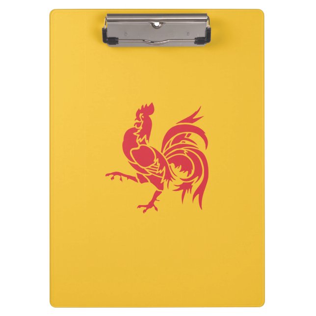 Pranchetas Red Rooster (Bandeira da Valônia) (Frente)