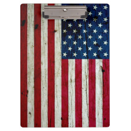 Pranchetas Refrigere a madeira afligida da bandeira americana