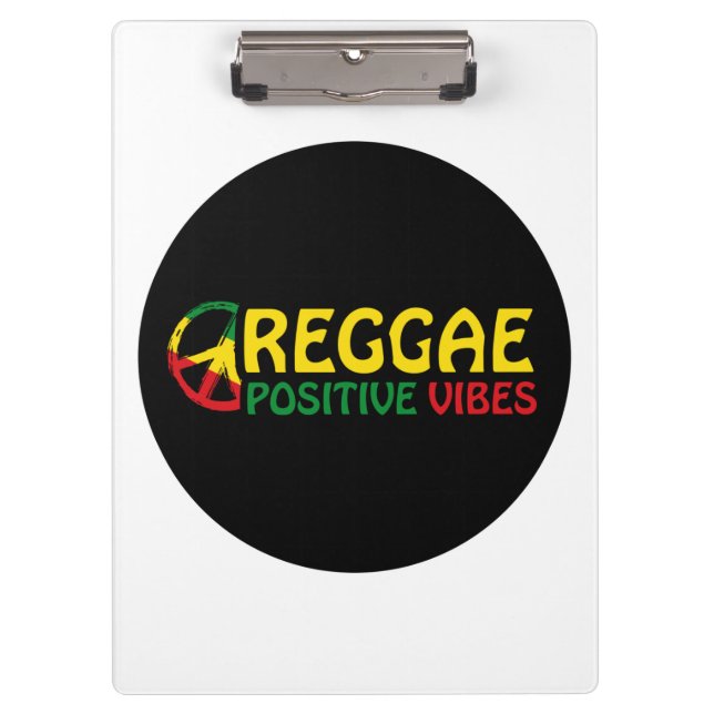 Pranchetas Reggae Music com vibrações positivas e bandeira de (Frente)