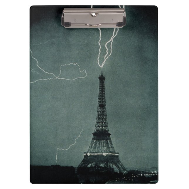 Pranchetas Relâmpago atinge a torre Eiffel (Frente)