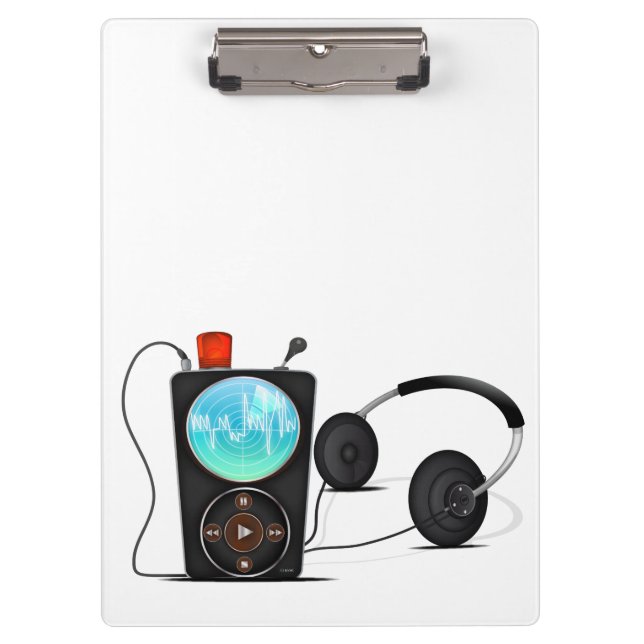 Pranchetas Reprodutor de MP3 (Frente)