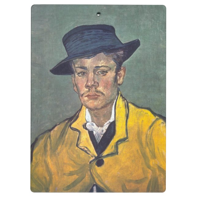 Pranchetas Retrato de Armand Roulin por Vincent Van Gogh (Verso)